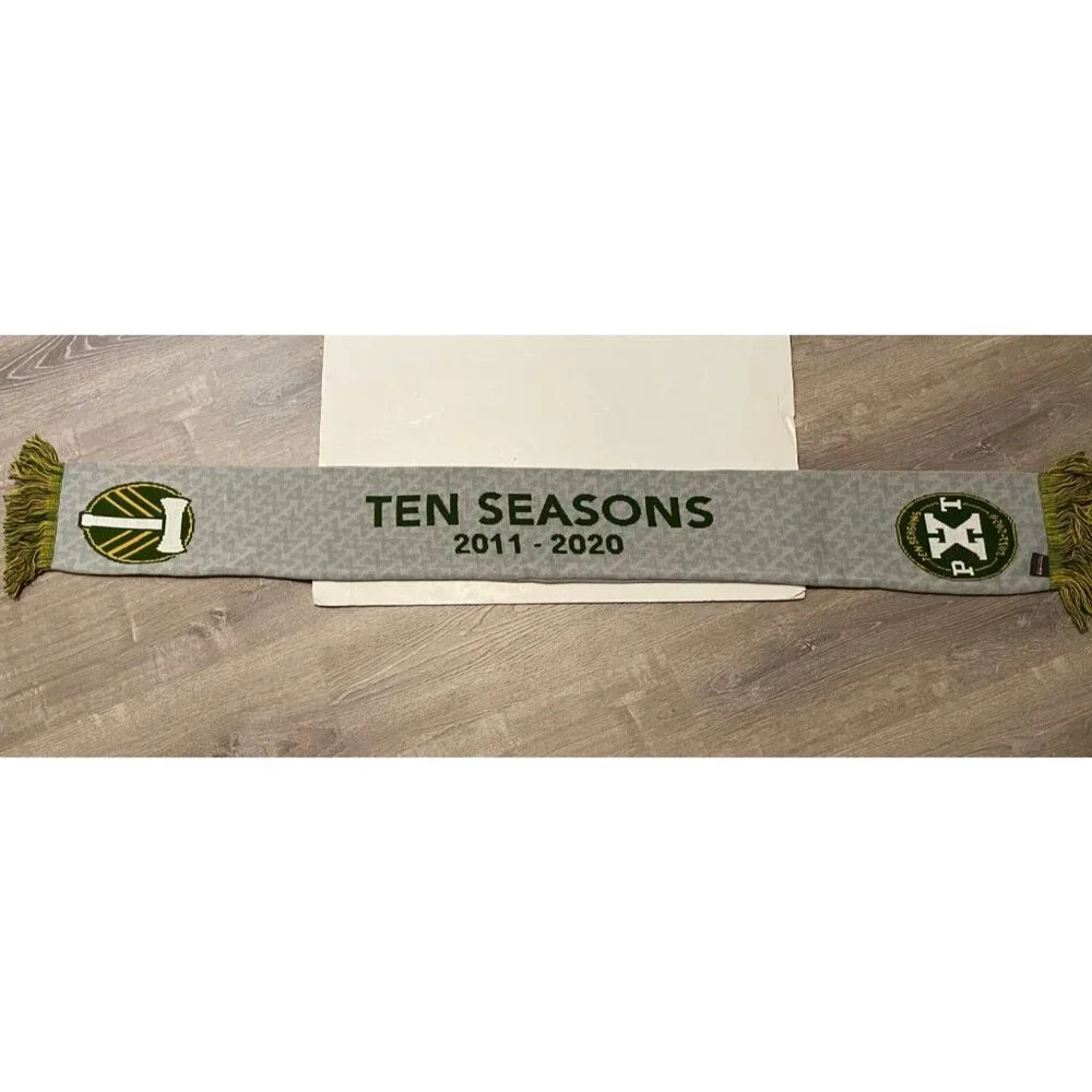 MLS Portland Timbers Soccer scarf 10 seasons 2020 Ruffneck 63